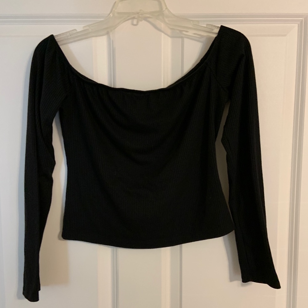 Off the shoulder crop top